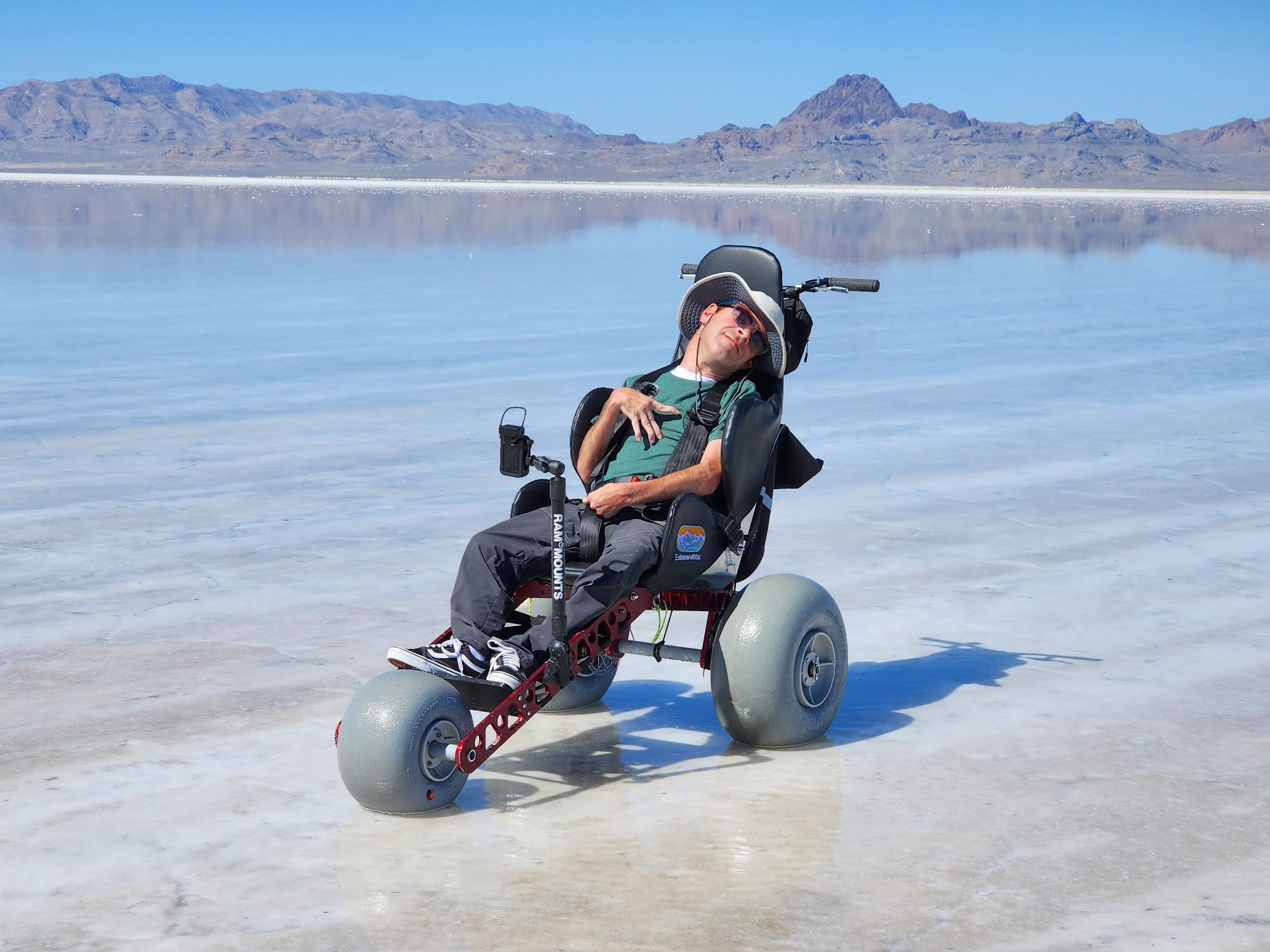 Extreme Motus Beach Wheelchair.