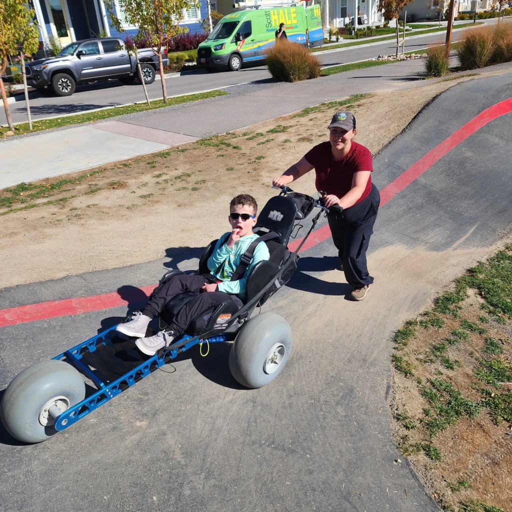 Accessible Adventures with the Extreme Motus all-terrain wheelchair.