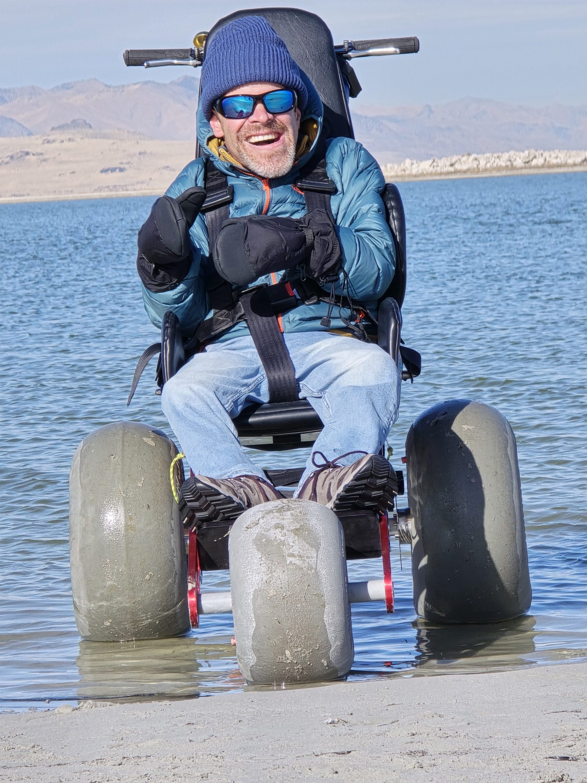 Cold Plunge in the Great Salt Lake