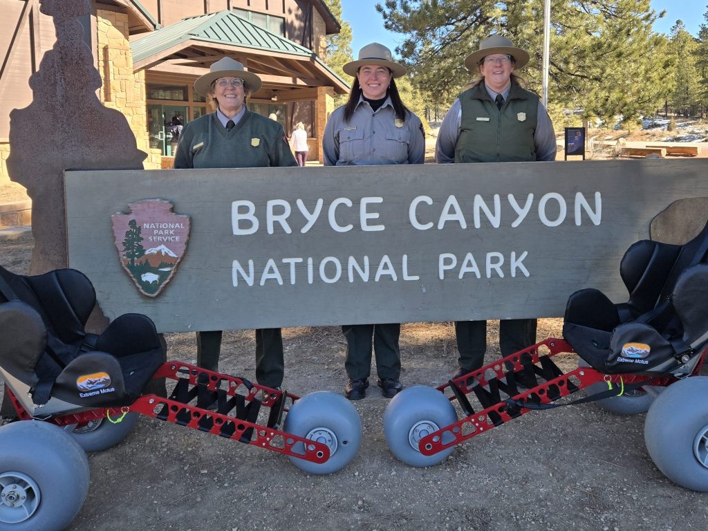 Bryce Canyon National Park with 2 all terrain wheelchairs